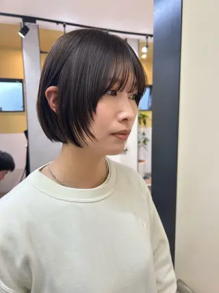 ショート カラー hub hair レイヤー/透明感のヘアスタイル