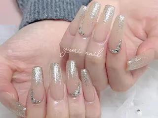 ネイル 𝐲𝐮𝐦𝐢🎀 長さ出しデザイン専門のネイルデザイン