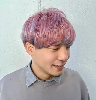 ショート カラー 派手髪デザインカラー ヒロカのヘアスタイル