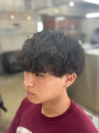 ショート カラー パーマ ヘアアレンジ メンズ メンズ特化酒井翔太 /メンズカット/名駅のヘアスタイル