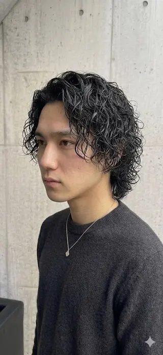 パーマ メンズ 🌀メンズパーマ🌀 カット💇こうせいのヘアスタイル