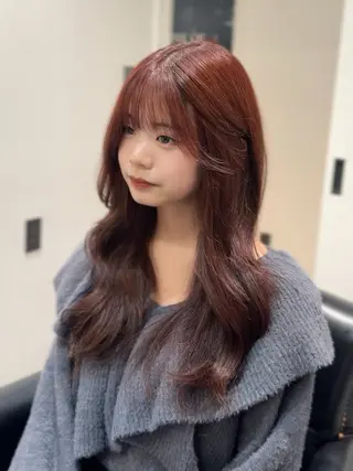 ロング カラー 韓国風スタイル 北田陸斗のヘアスタイル