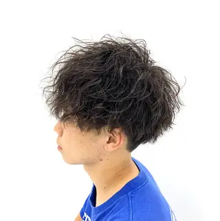 パーマ メンズ 柏メンズカットパーマ NO.1タイチのヘアスタイル