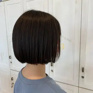 ミディアム 吉田 夢のヘアスタイル