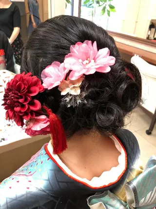 ロング ヘアアレンジ 千葉 好未のヘアスタイル