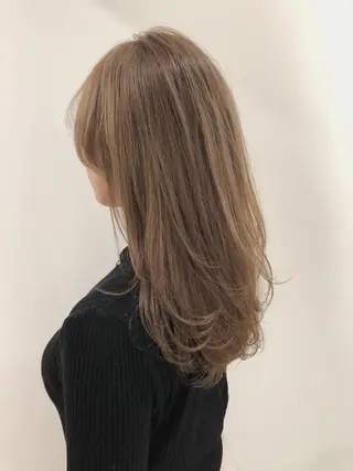 セミロング ボブ/縮毛矯正 🌟梅田盛一🌟のヘアスタイル