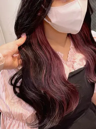 ロング カラー るな🩰 銀座暖色カラー♩🎀のヘアスタイル