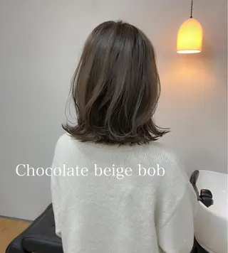 ミディアム カラー パーマ tender hair salonのヘアスタイル