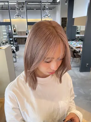 ミディアム 16日~benji 福間店です 長木のヘアスタイル