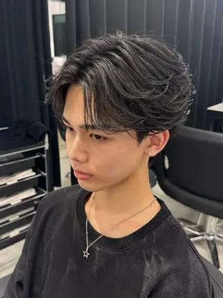 メンズ 岩佐 柚太のヘアスタイル