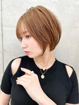 ショート 似合わせボブ🌟 艶髪特化💗村松優斗のヘアスタイル