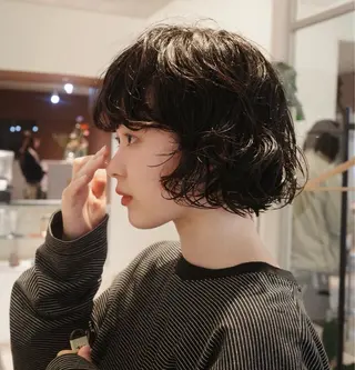 ショート パーマ レイヤー ロング ショート /そうたのヘアスタイル