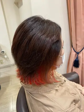 ミディアム カラー アンプヘアー  西京極店所属・unpeuhair/ 宮岡　光希のその他イメージ