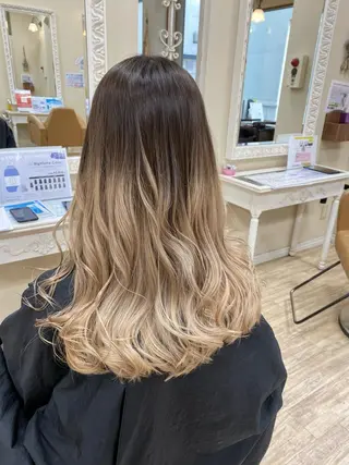 カラー SALOWIN栄 高須大貴のヘアスタイル