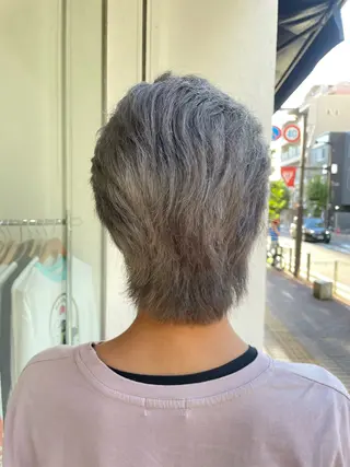 カラー メンズ CoCooN 店長 さのえみのヘアスタイル