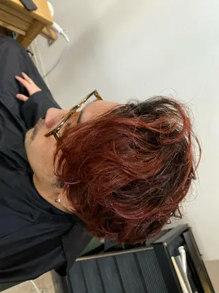 メンズ a-o岡野 こやま しんぺいのヘアスタイル