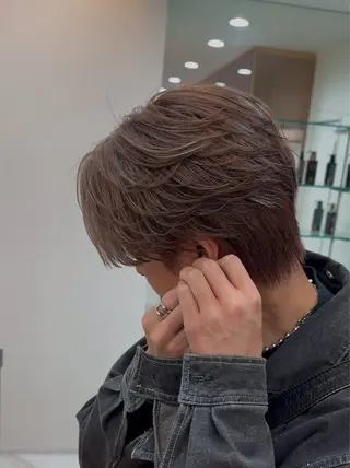 カラー メンズ 菅野 心悠/メンズヘアのヘアスタイル