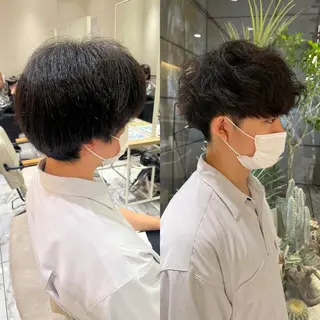 ミディアム 酸性ストレート 🇰🇷しゅうのヘアスタイル