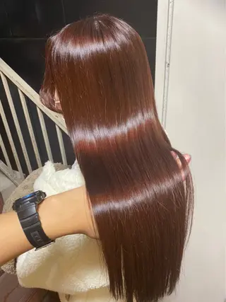 ロング カラー レイヤーカット/ 縮毛矯正🇰🇷早坂のヘアスタイル