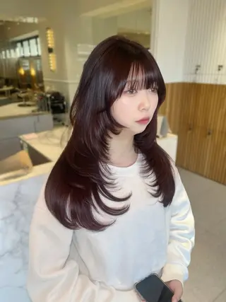 ロング haruna .のヘアスタイル