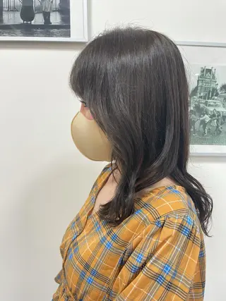 ミディアム カラー ヘアアレンジ ショート/韓国ヘア Moto✂︎のヘアスタイル