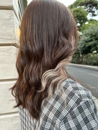 ミディアム カラー 🪼高評価🪼 💎柴崎の藤咲💎のヘアスタイル