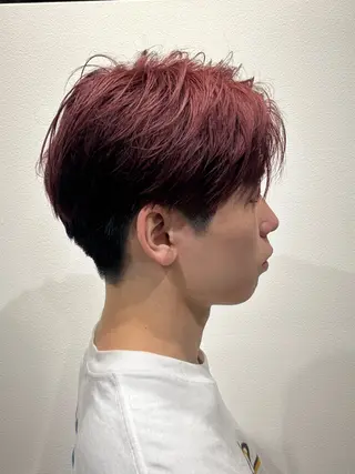 ミディアム カラー メンズ メンズ特化美容師 中戸 滉のヘアスタイル