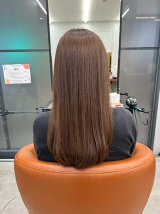 ロング カラー ツヤカラー🧸💫 のりかのヘアスタイル