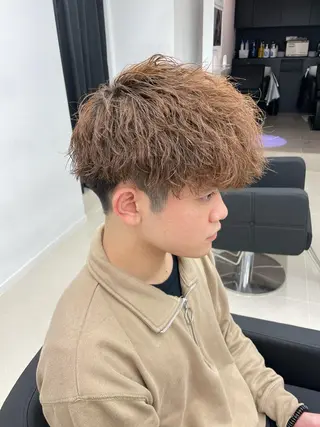 ショート カラー パーマ ヘアアレンジ メンズ 🔥メンズ特化🔥 木村 祐太のヘアスタイル