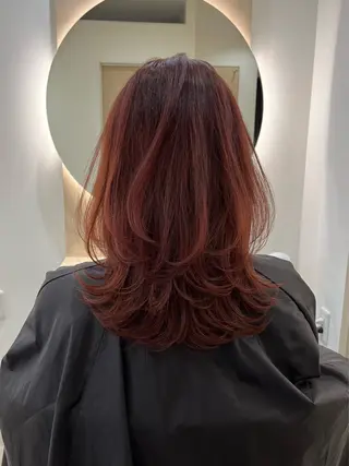 ミディアム カラー 廣庭 勇人のヘアスタイル