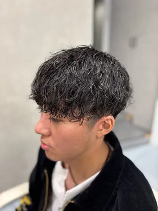 ショート パーマ メンズ メンズ特化韓国風 パーマスタイル/りんのヘアスタイル