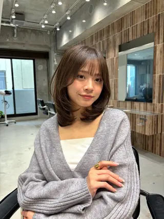 ミディアム 横浜/レイヤーカット /yukari🌷のヘアスタイル