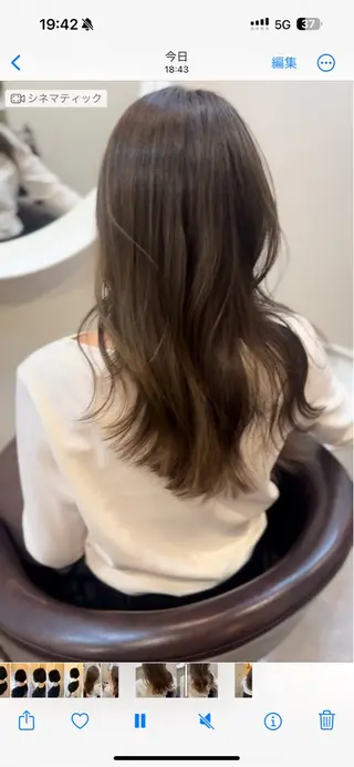 ロング 髪質改善/ストレート /オリーブ/堀内浩和のヘアスタイル