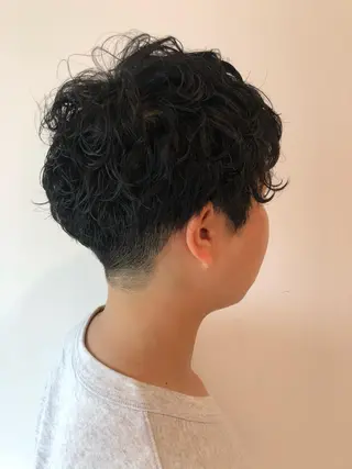 ショート パーマ ヤマモト マイのヘアスタイル