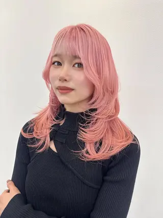 ロング ダブルカラー✨️ 五島桜樫のヘアスタイル