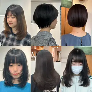 ミディアム 綾/ベージュカラー /パーマ🩰のヘアスタイル