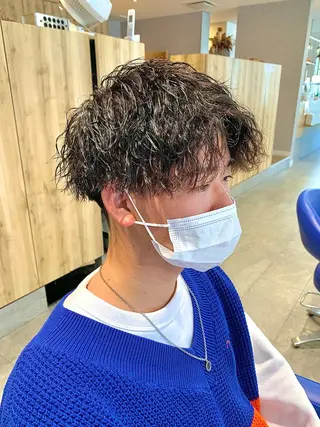 ショート パーマ メンズ メンズパーマ職人 加藤 弘貴のヘアスタイル