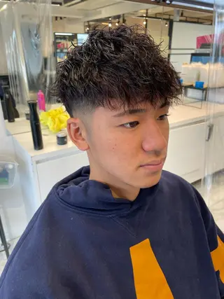 メンズ 大阪美容師 井上智博のヘアスタイル