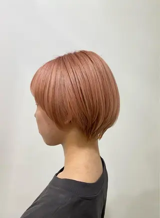 ショート カラー たなか もえなのヘアスタイル