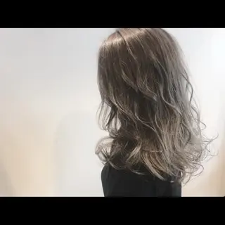 セミロング カラー パーマ ヘアアレンジ メンズ 【mokuオーナー】 ちはるのヘアスタイル