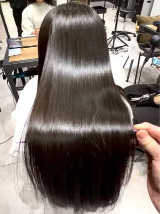 セミロング 艶髪ストレート/ 心斎橋/ annaのヘアスタイル