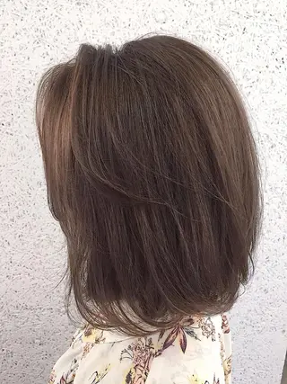 ミディアム カラー パーマ ヘアアレンジ ✨ハイクオリティ✨ 山本香也のヘアスタイル