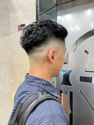 パーマ メンズ 渋谷/フェード/ 國分 翔のヘアスタイル