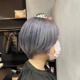 ショート 🫧艶髪/ブリーチ 🐳honami🫧のヘアスタイル