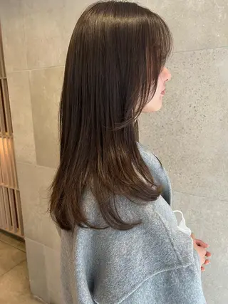 セミロング 増田 晃士のヘアスタイル