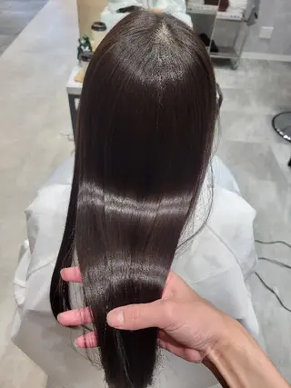 ロング 川﨑 貴博のヘアスタイル
