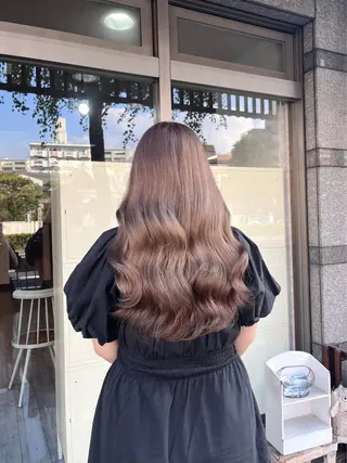 ロング カラー 村田梨乃/ minim hairのヘアスタイル