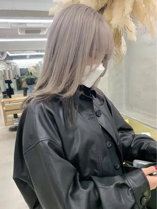 セミロング カラー 🐝 hachi🐝のヘアスタイル