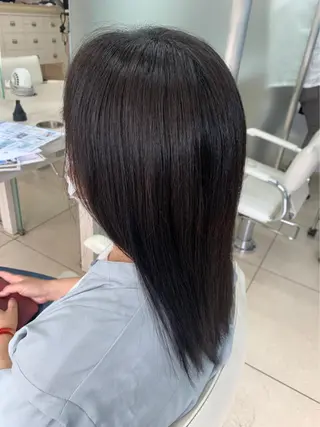 ミディアム カラー 🫧ダメージレス🫧 松下のヘアスタイル