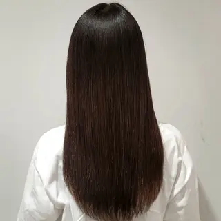 セミロング カットモデル/ セット/宮里心香のヘアスタイル
